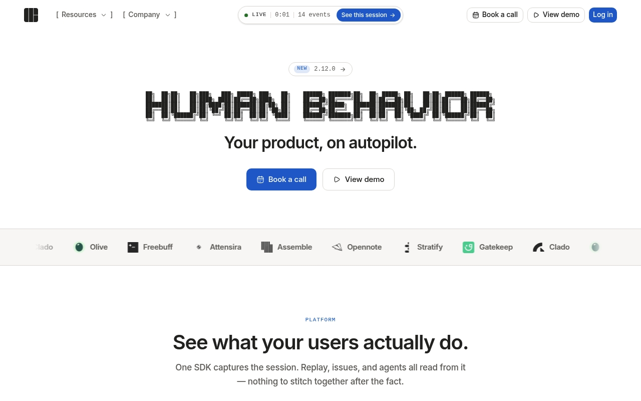 Human Behavior website