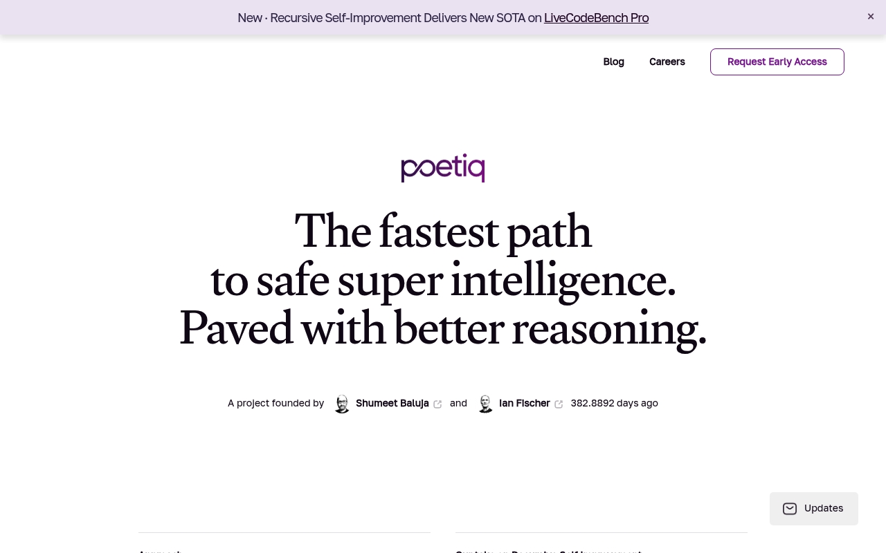 Poetiq website