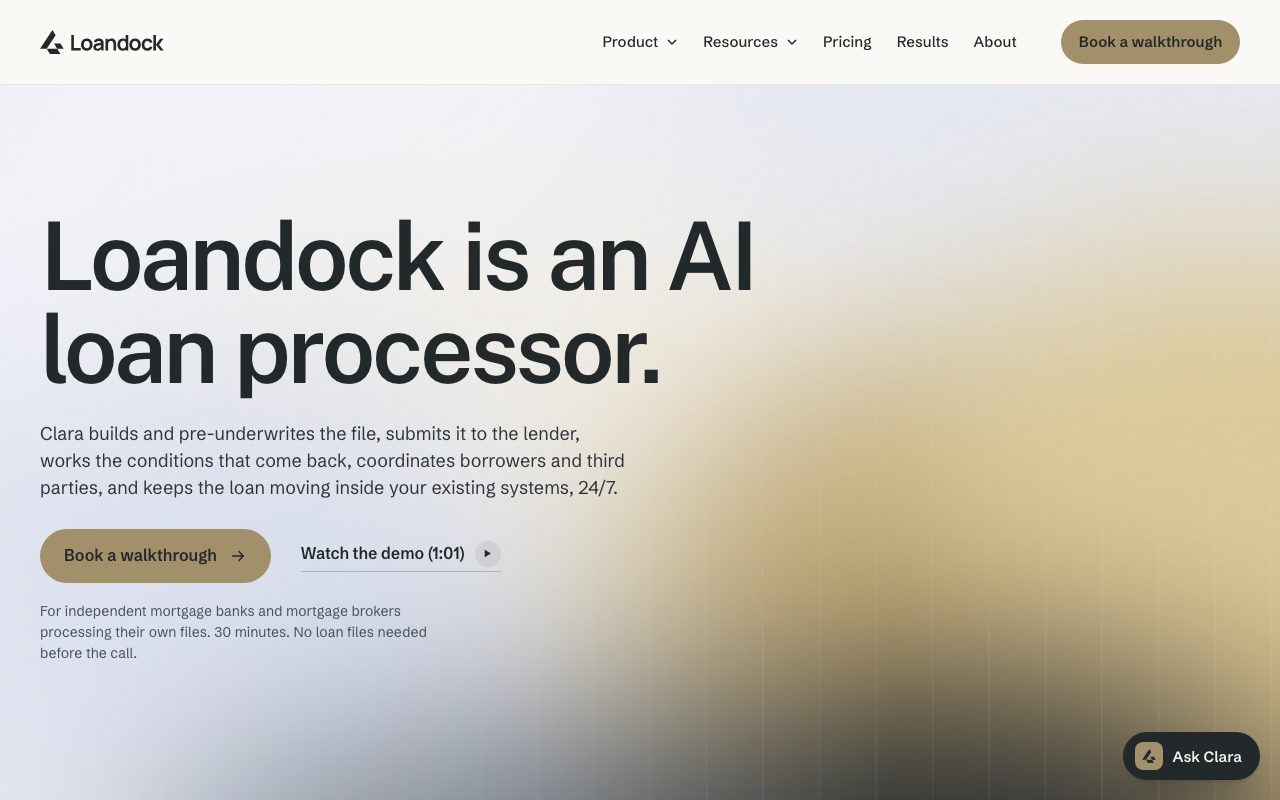 Loandock website
