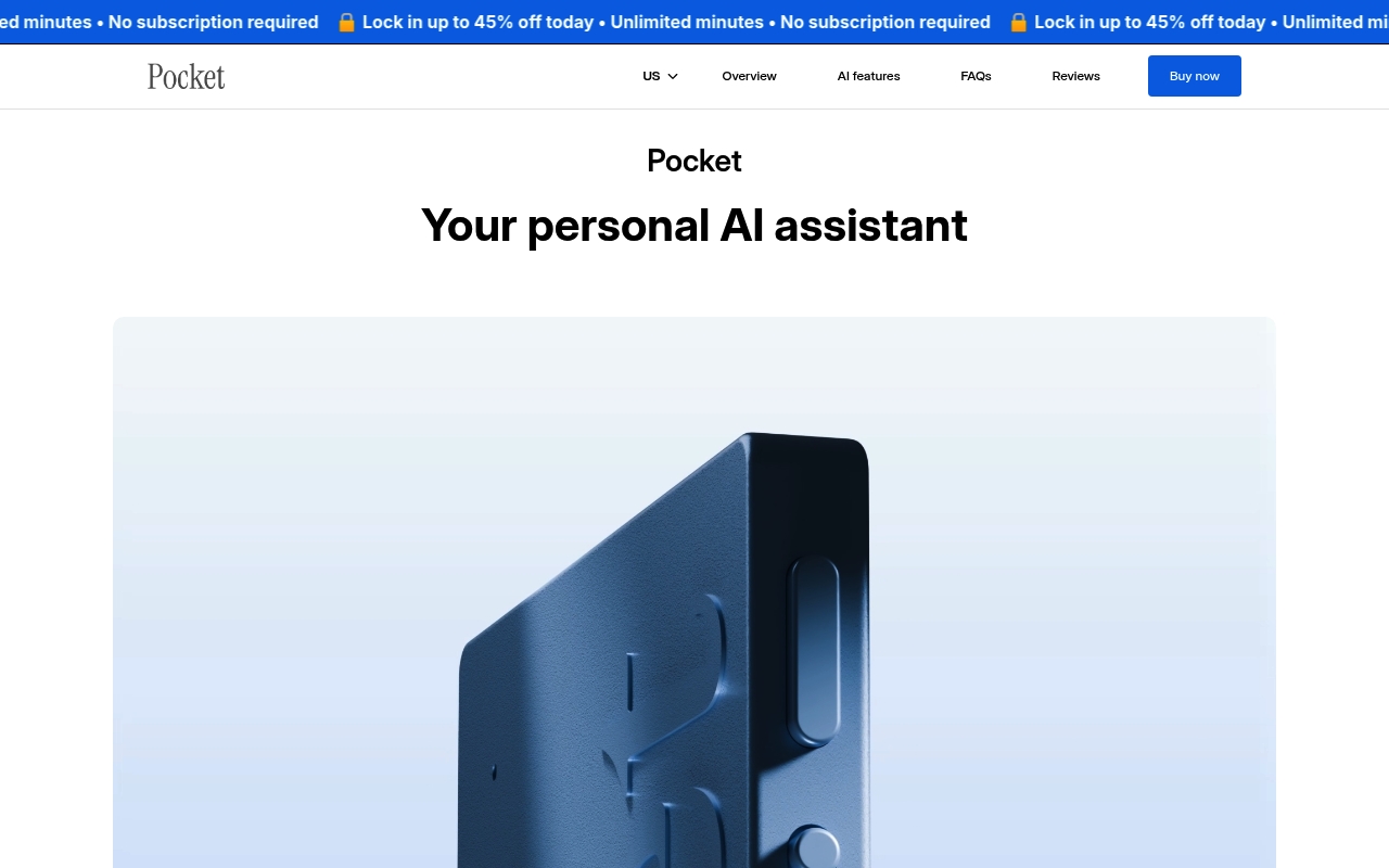 Pocket website