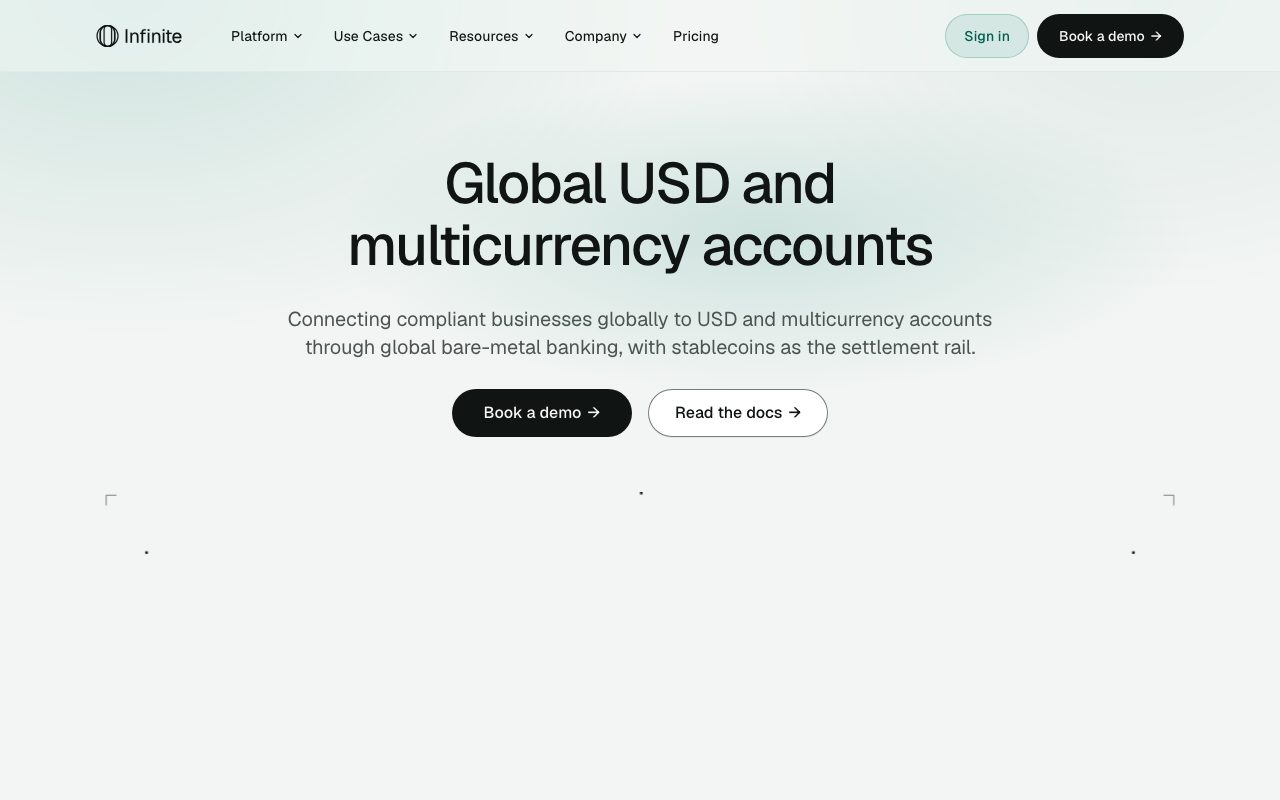 Infinite website