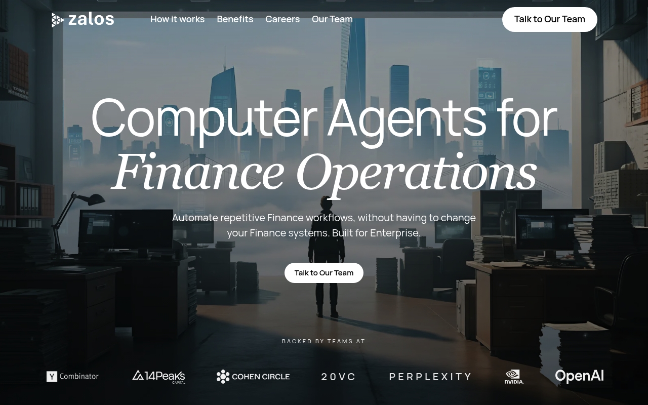 Zalos website