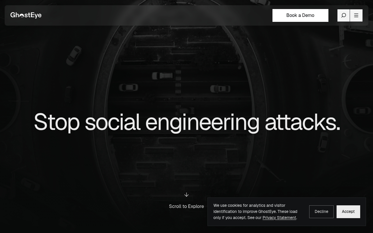 GhostEye website