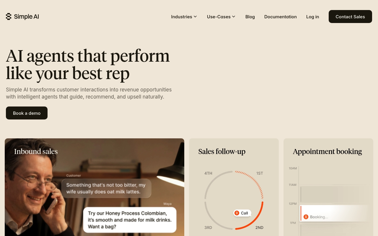 Simple AI website