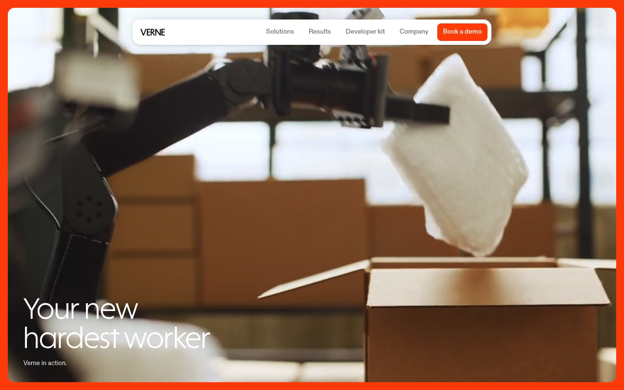 Verne Robotics website