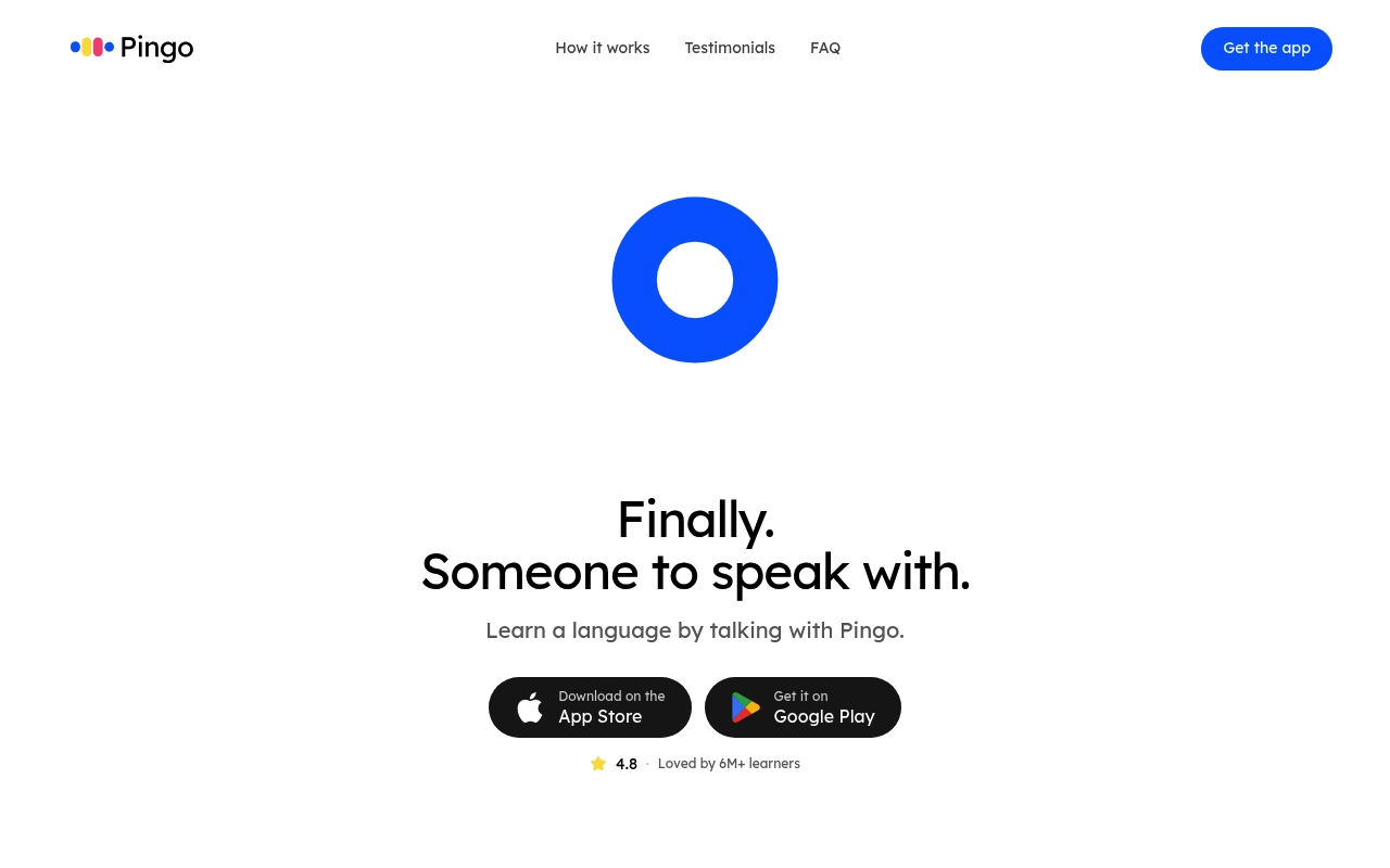 Pingo website