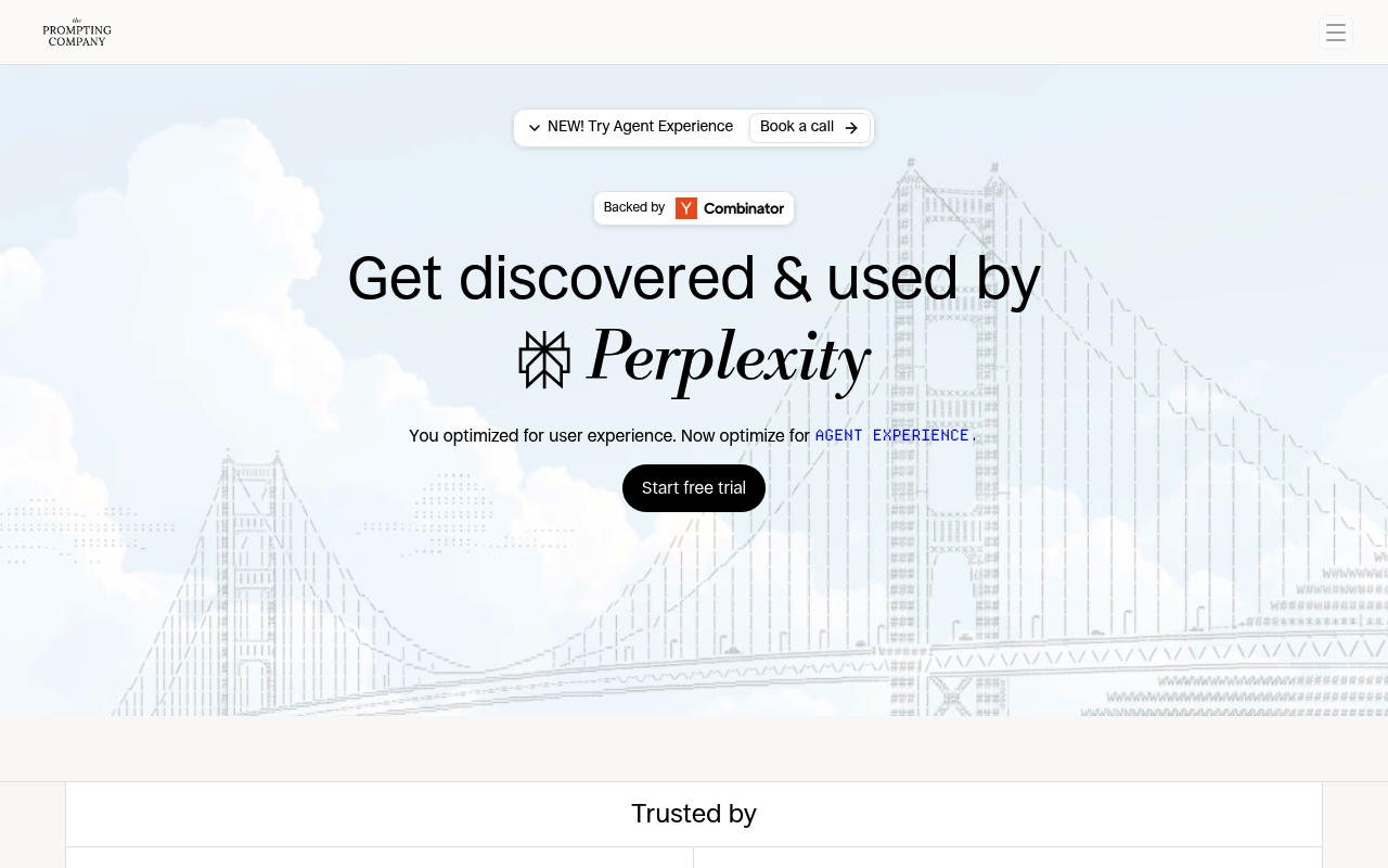 The Prompting Company website