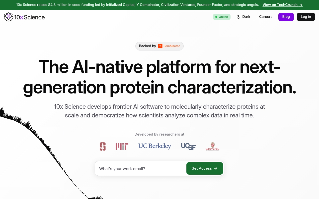 10x Science website