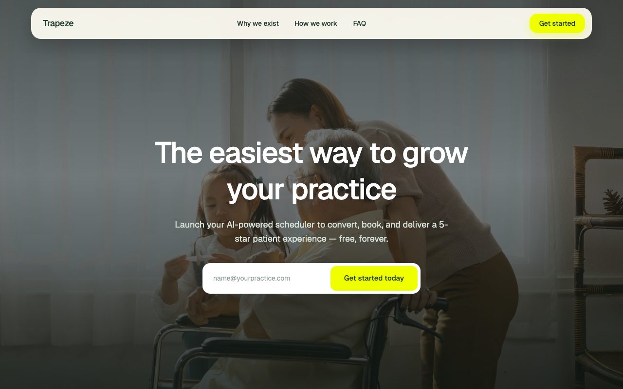 Trapeze website