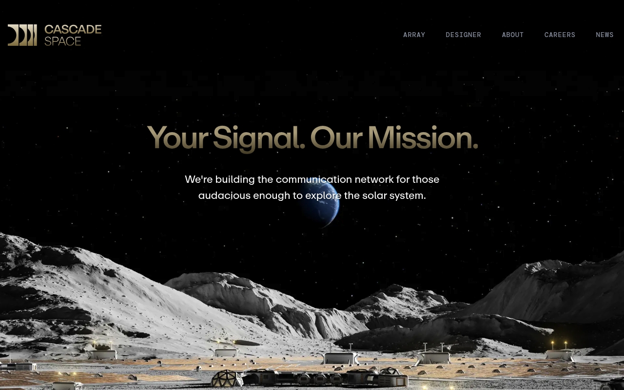 Cascade Space website
