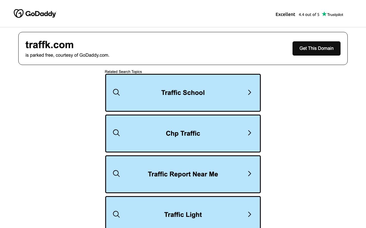 Traffk LLC website