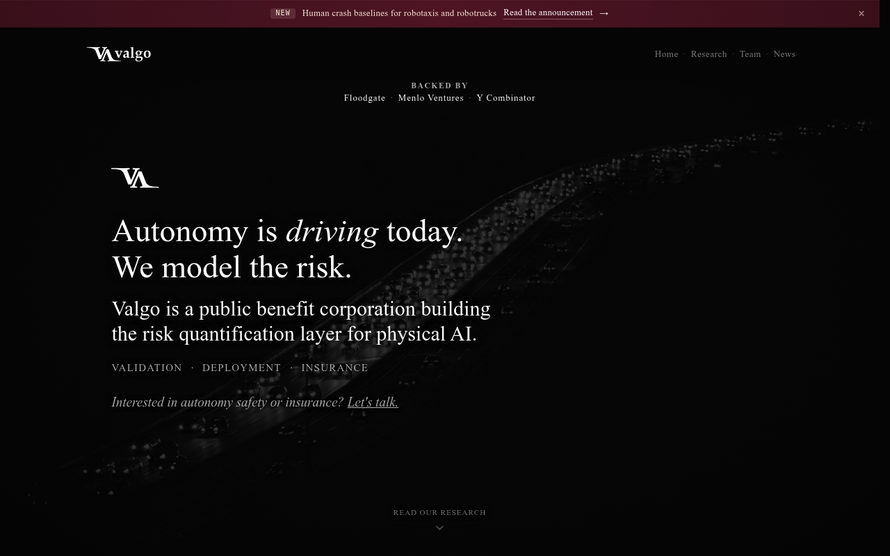Valgo website