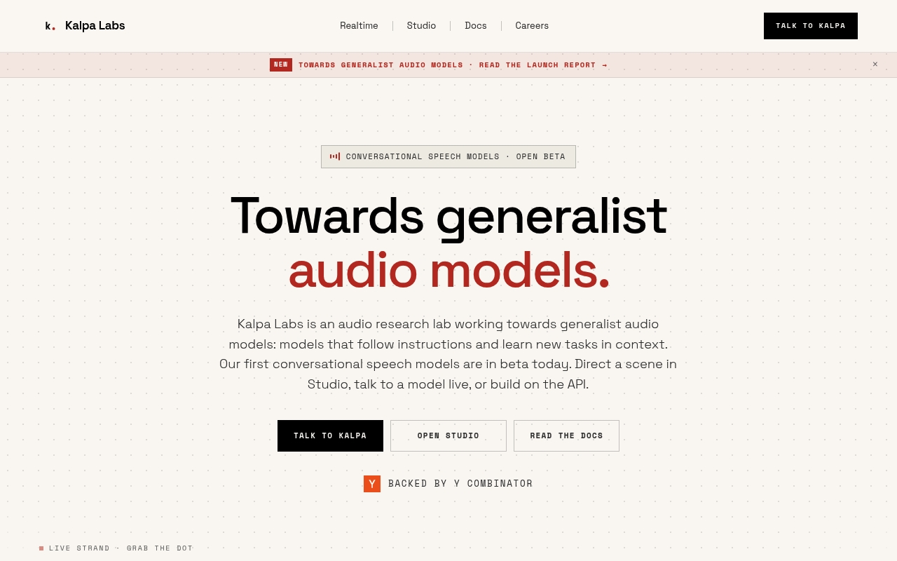 Kalpa Labs website