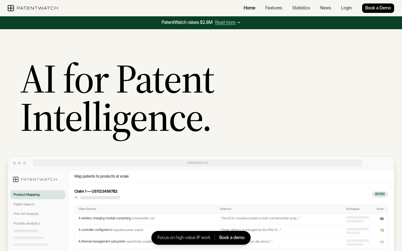 Patent Watch website
