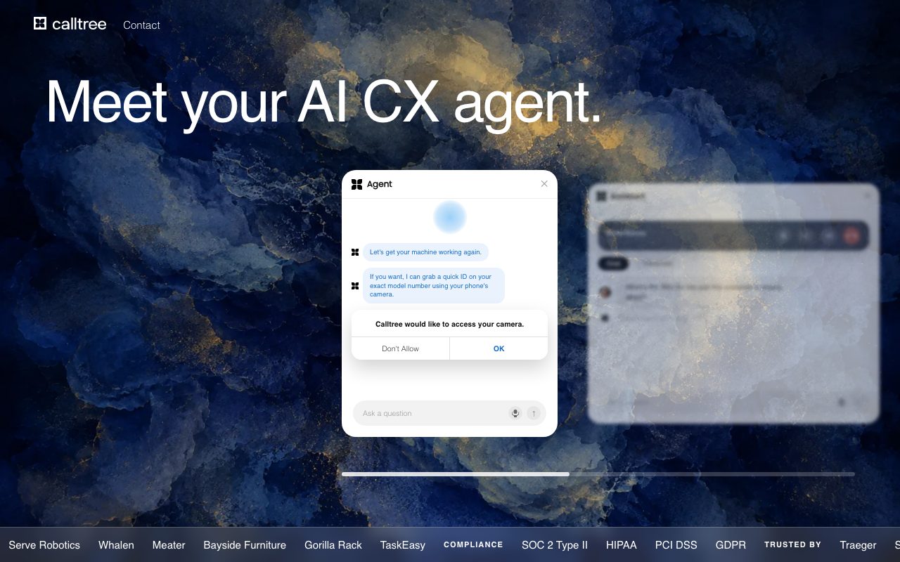 Calltree AI website