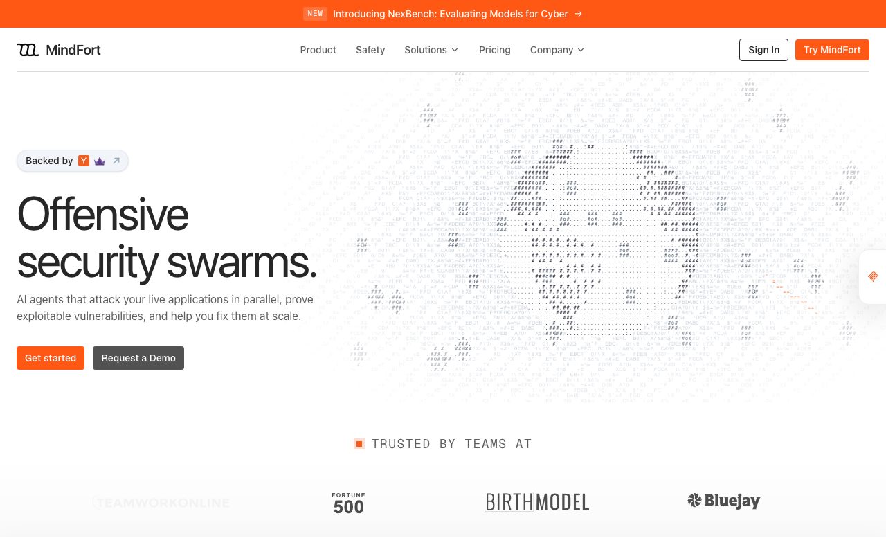 MindFort AI website