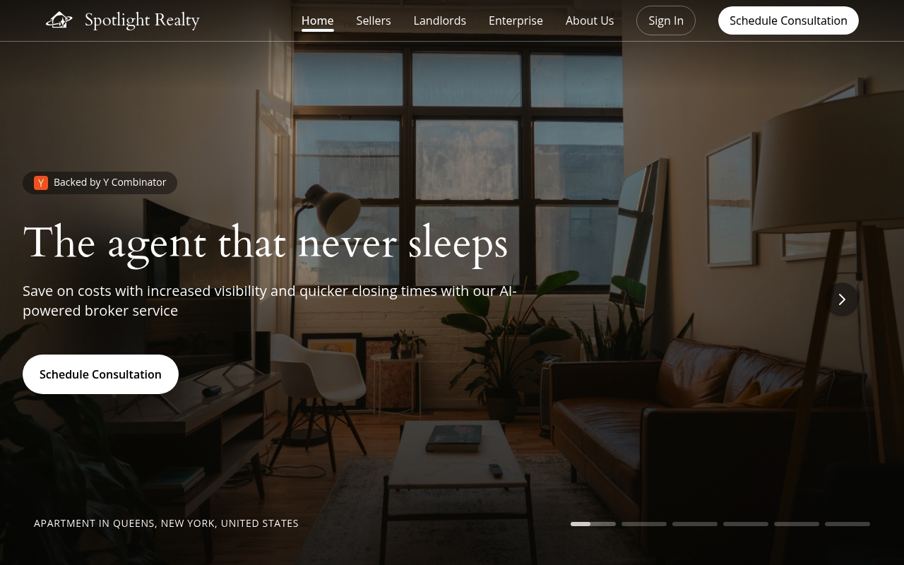 Spotlight Realty website