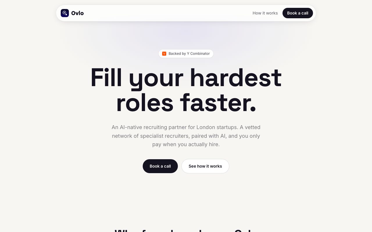 Ovlo website
