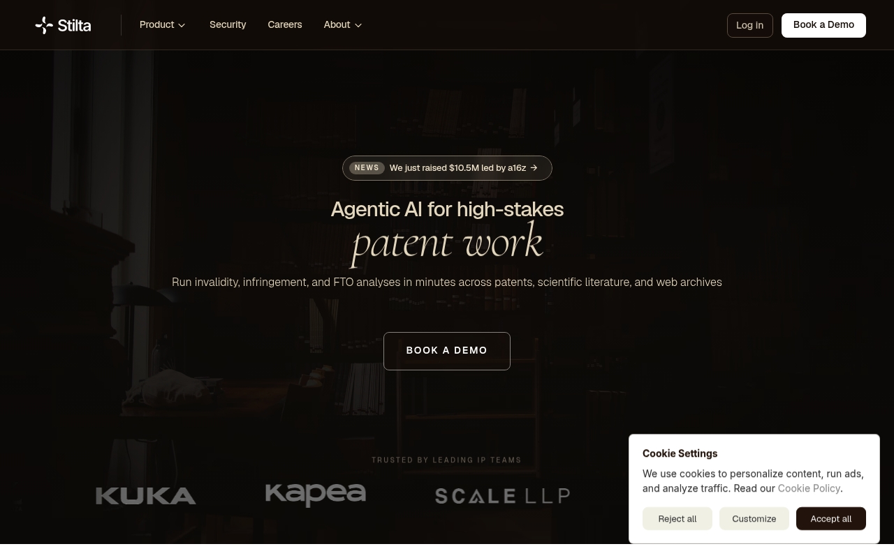Stilta website