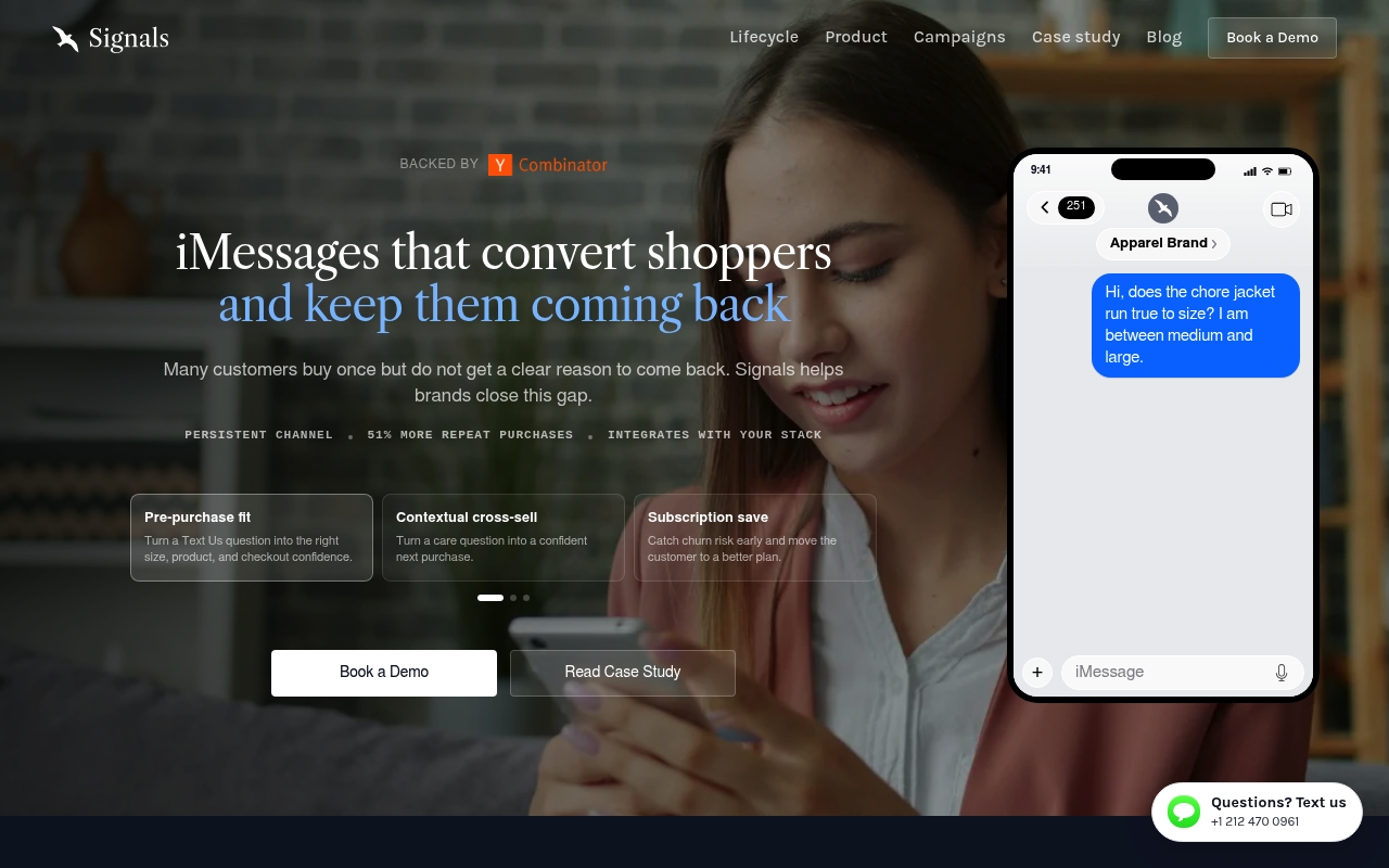 Return Signals website
