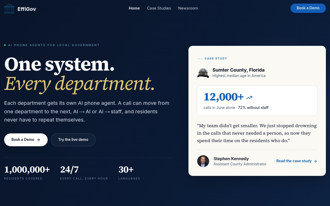 EffiGov website
