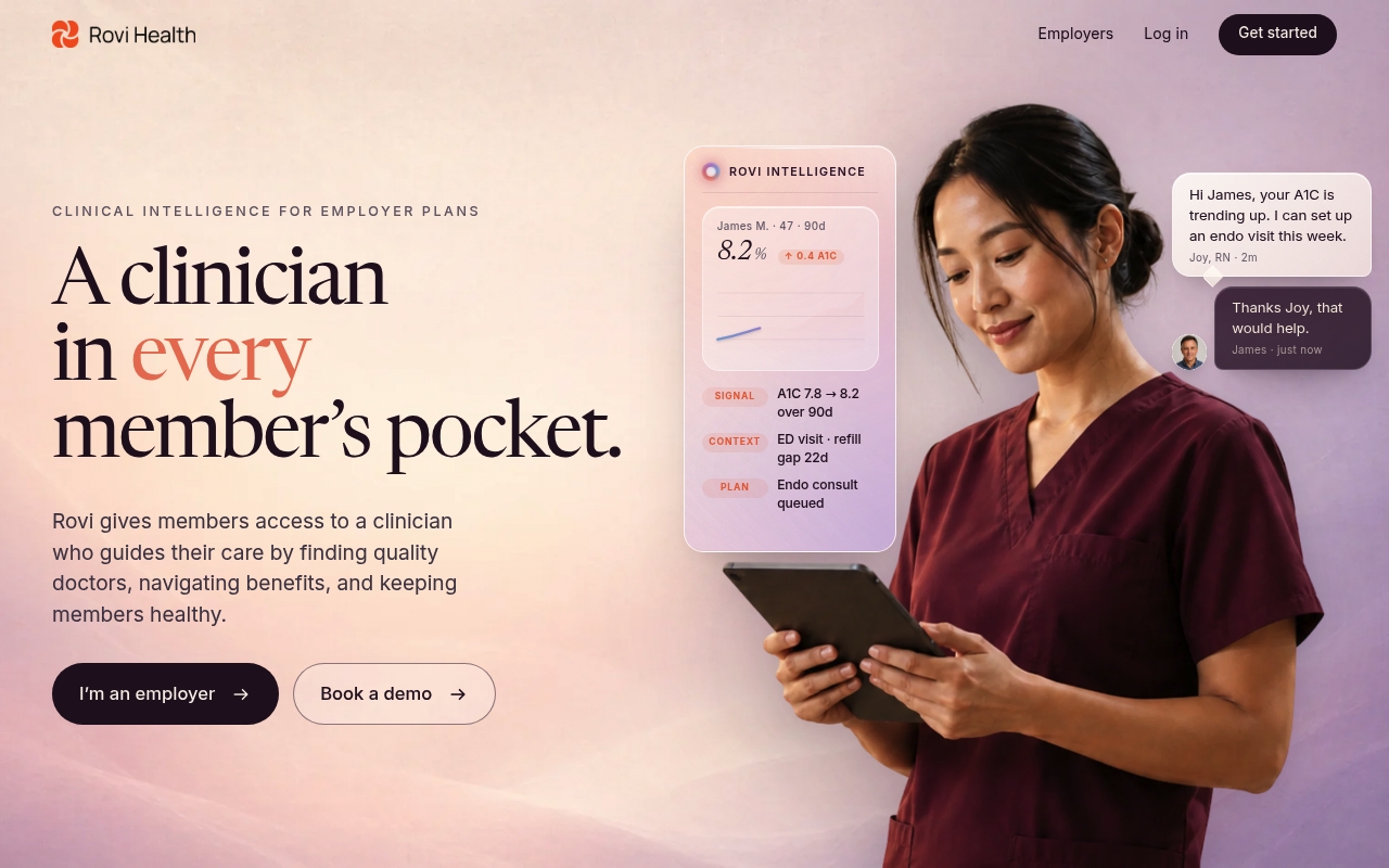 Rovi Health website