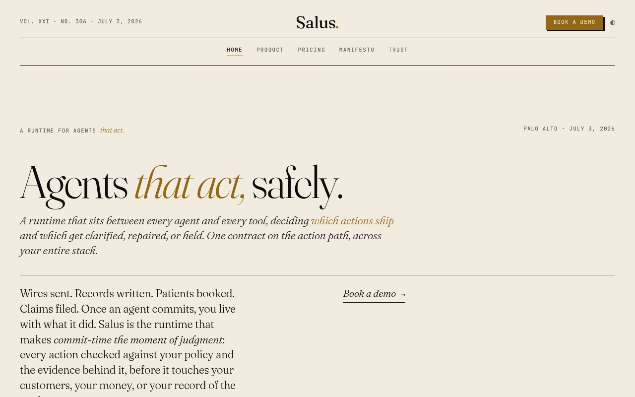 Salus website