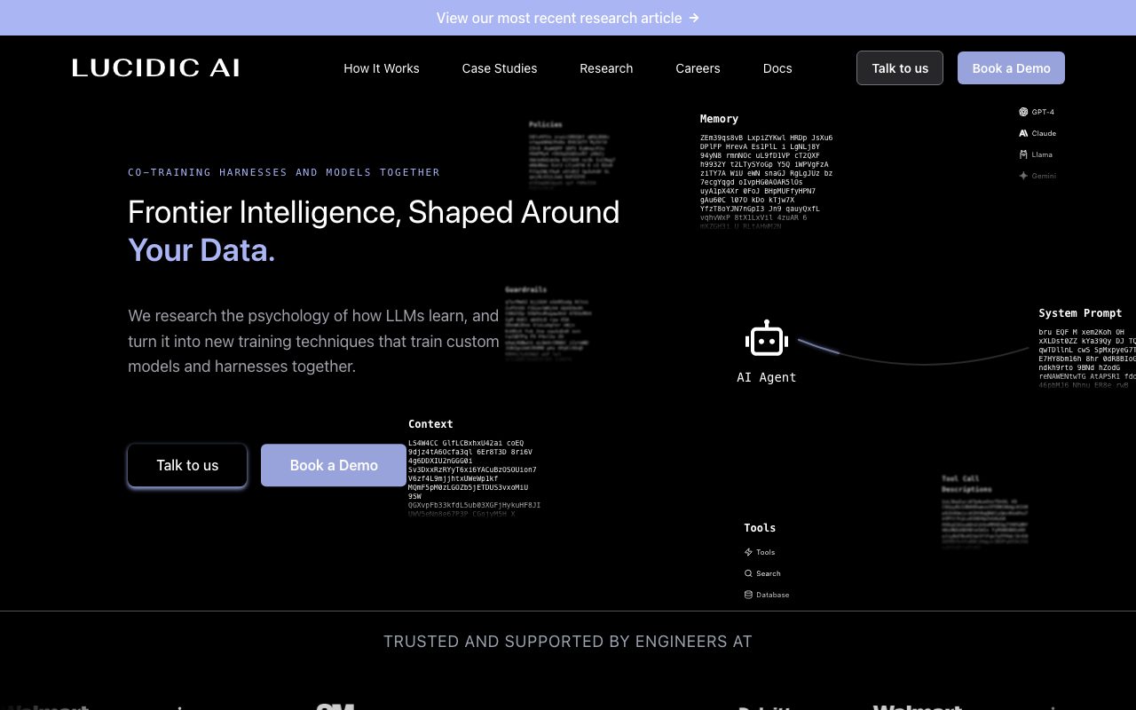 Lucidic AI website