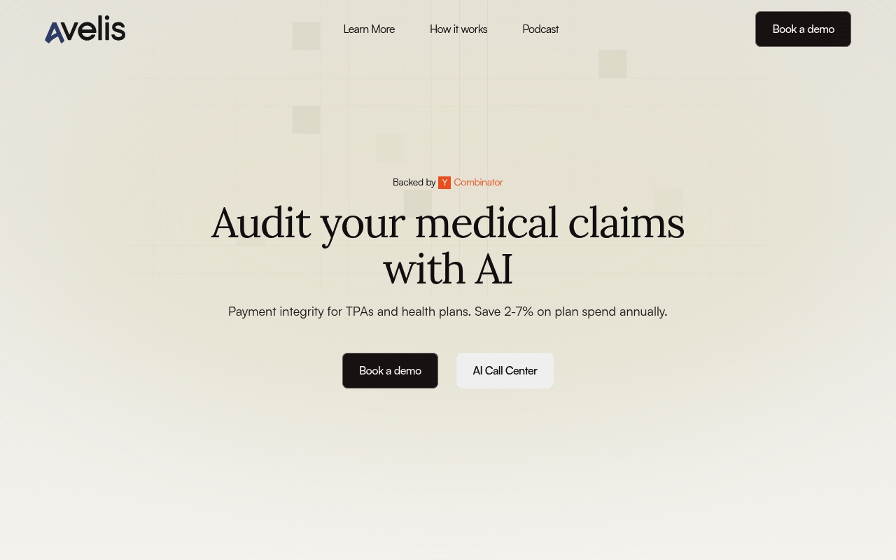 Avelis Health website