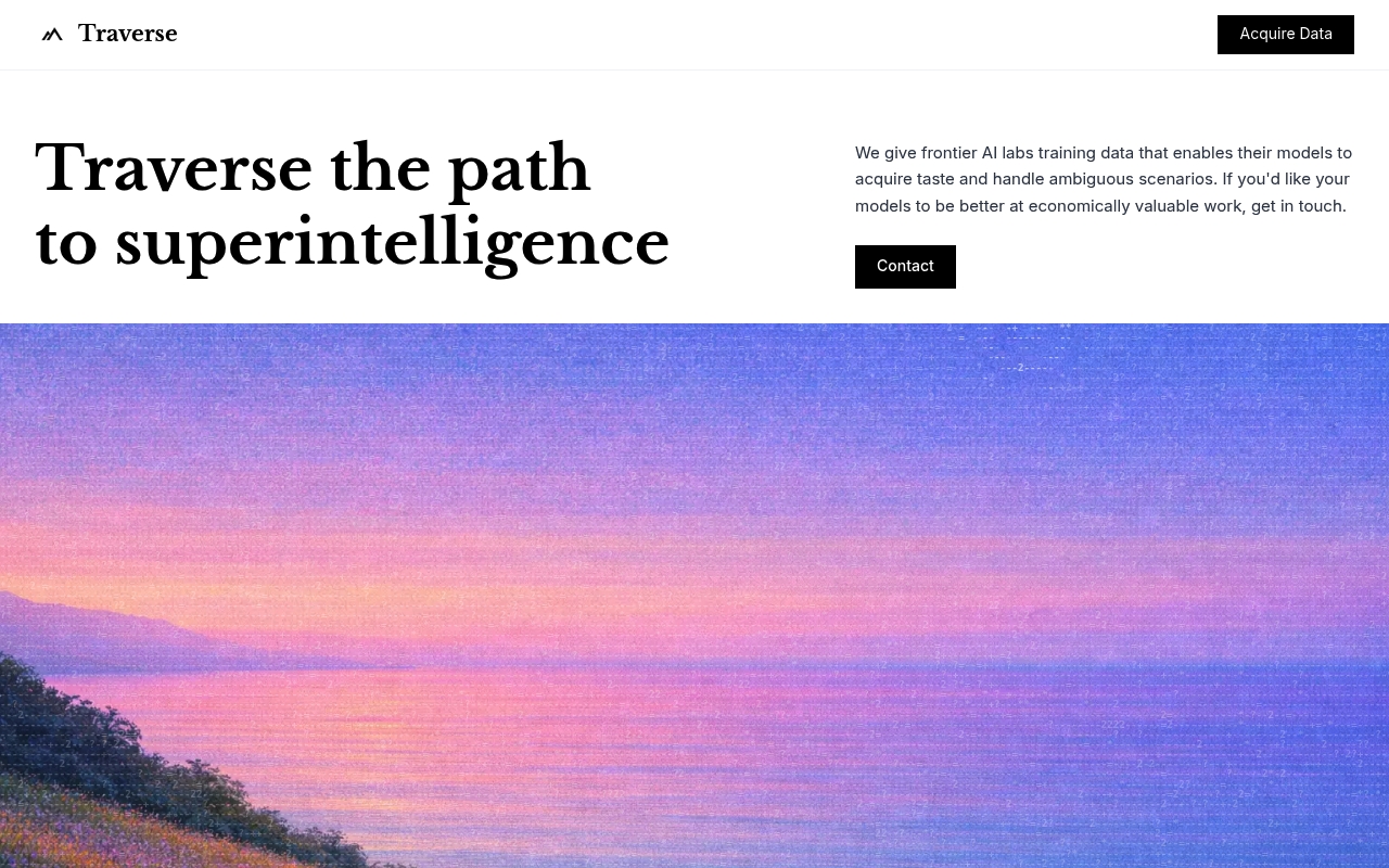 Traverse website