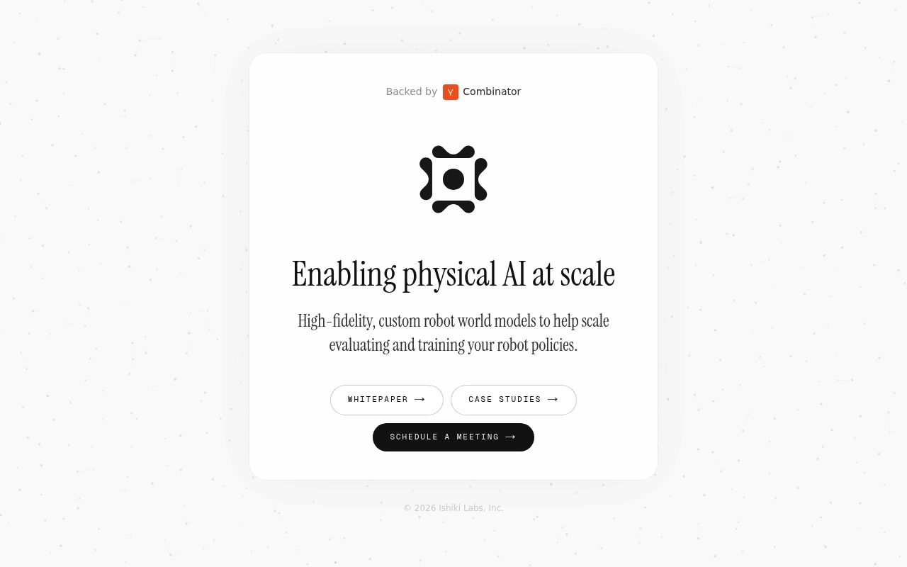 Ishiki Labs website