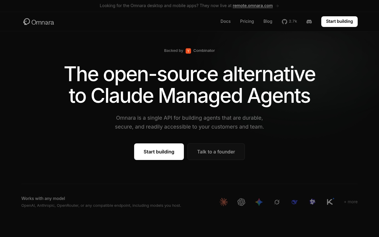 Omnara website