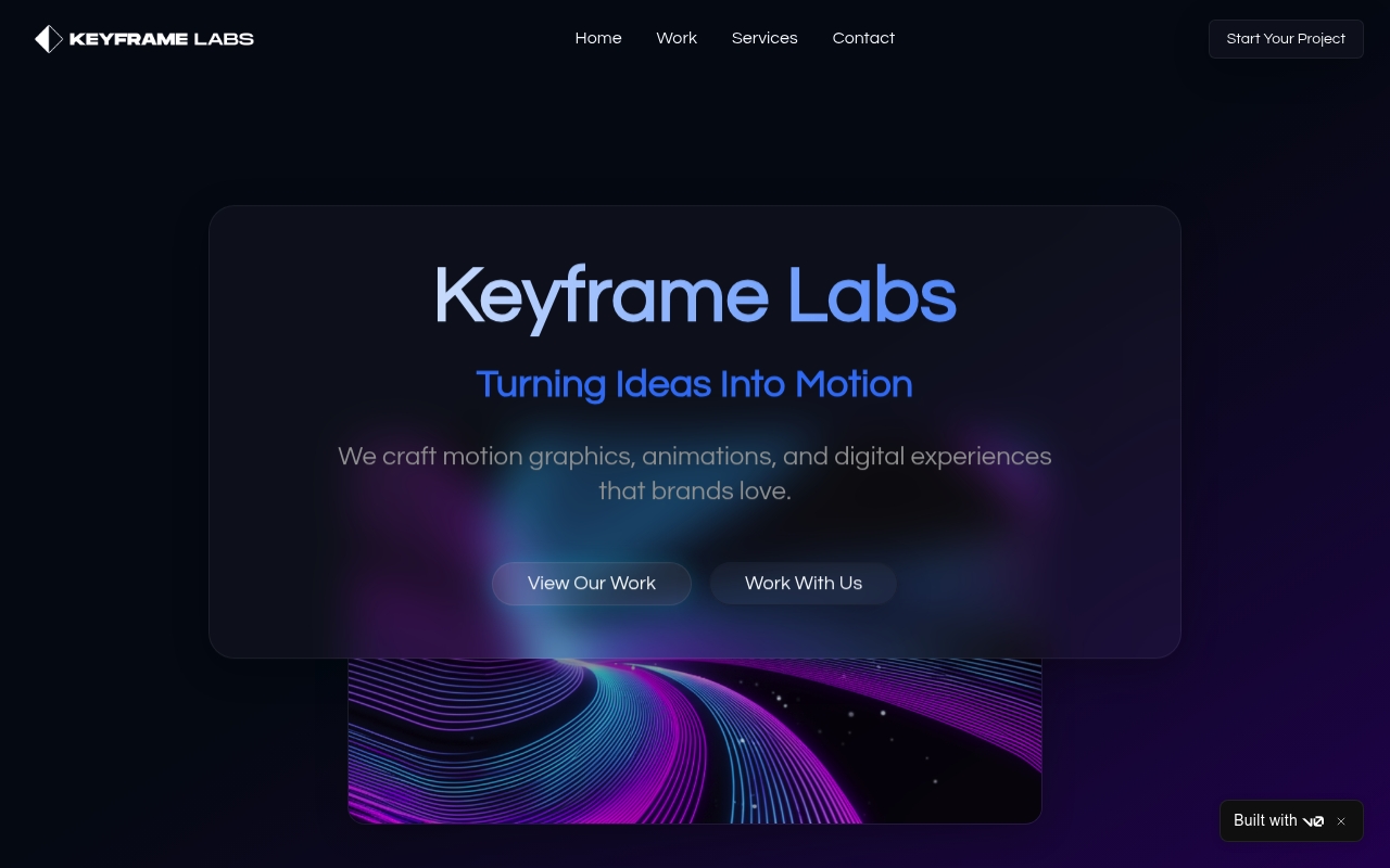 Keyframe Labs website