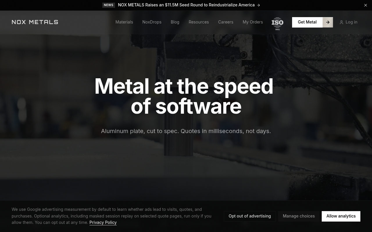 NOX METALS website