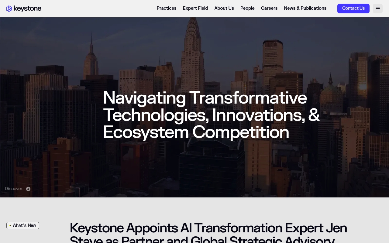 Keystone website