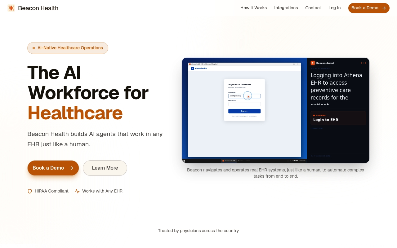 Beacon Health website