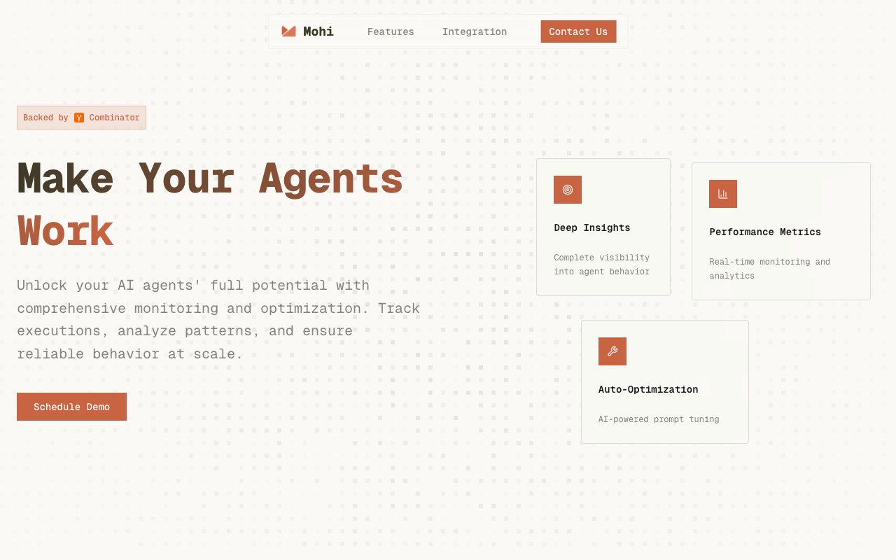 Mohi website