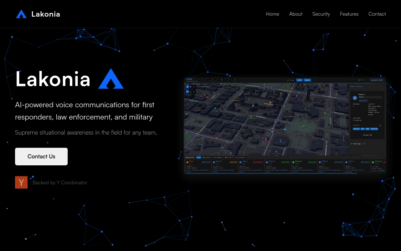 LAKONIA website