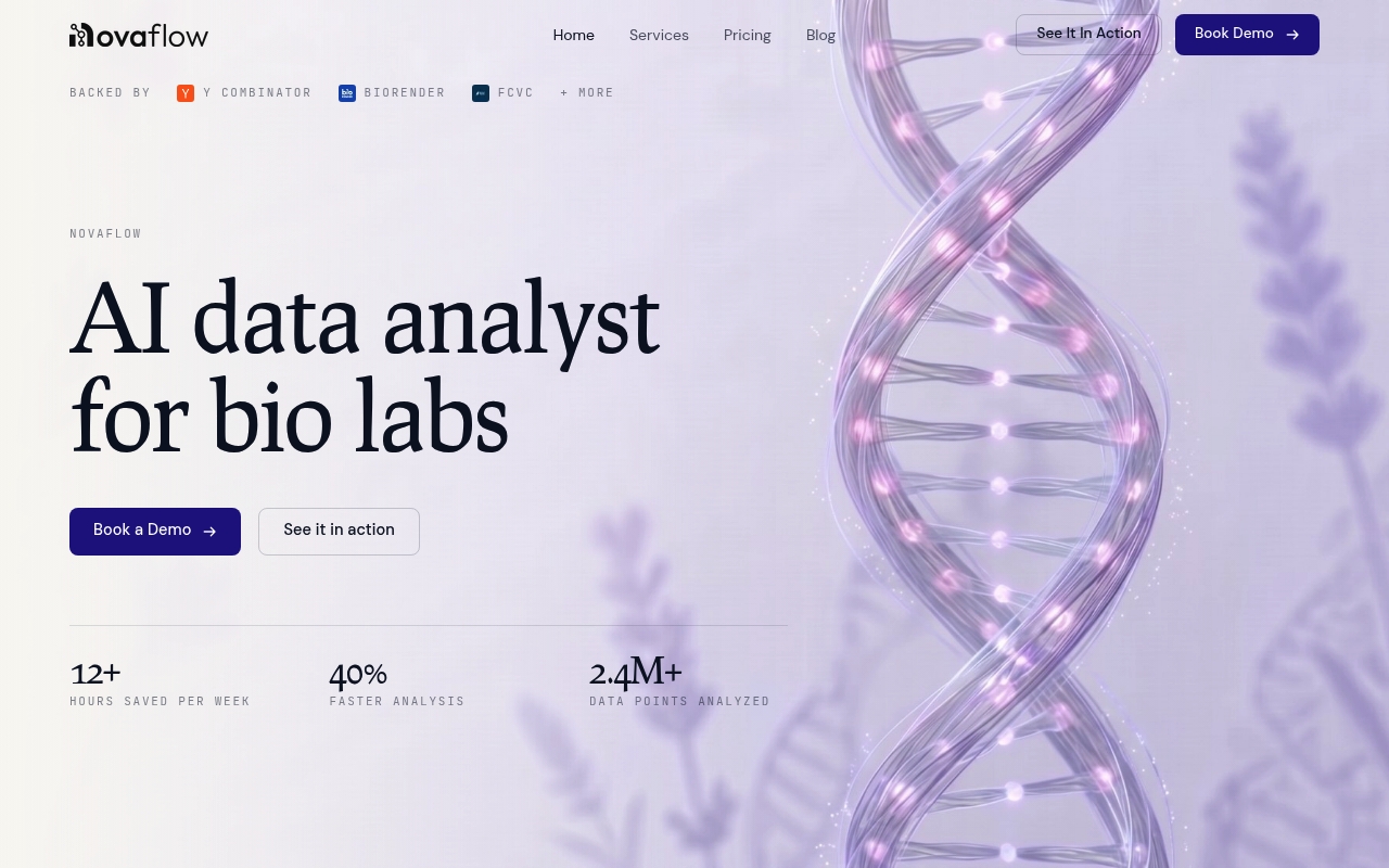 NOVAFLOW website