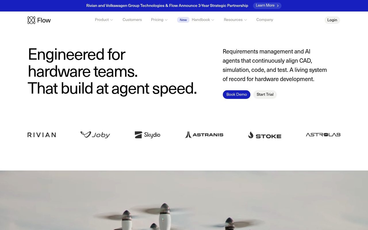 Flow Engineering website