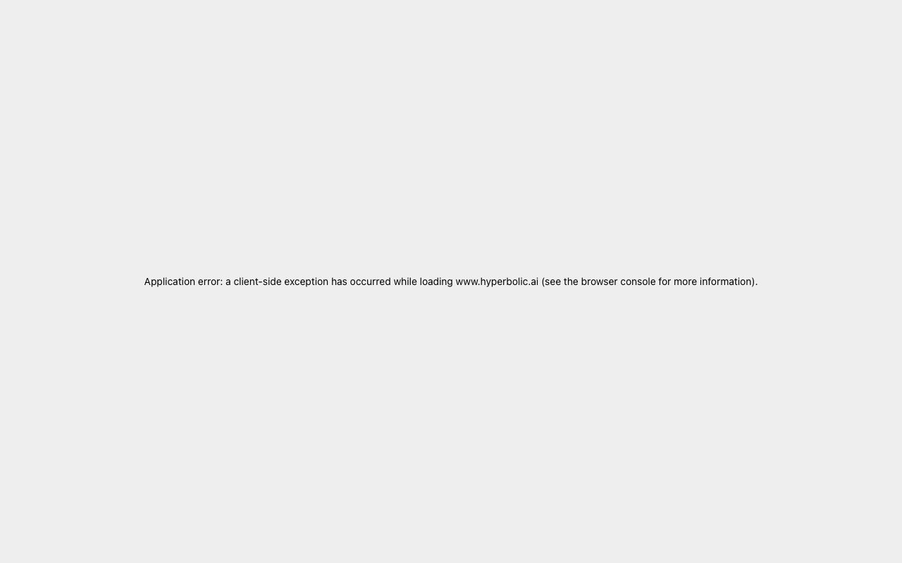 Hyperbolic website
