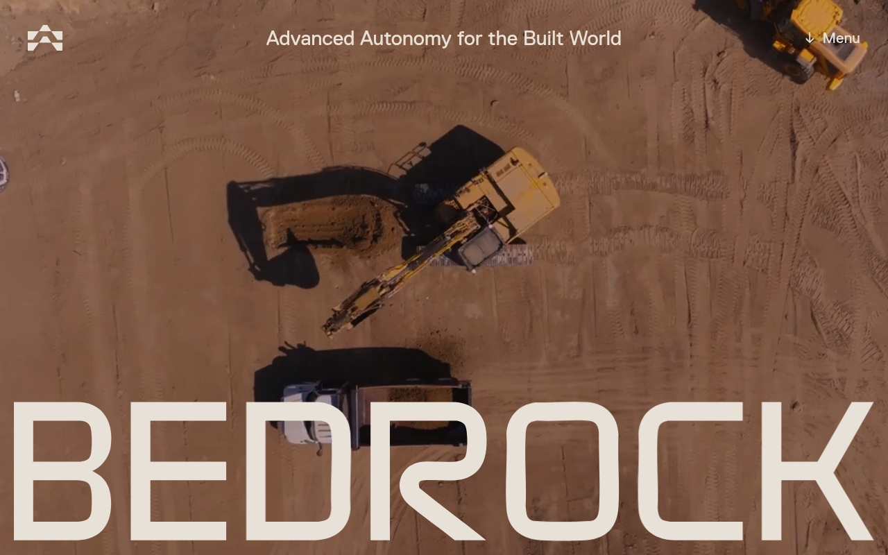 Bedrock Robotics website