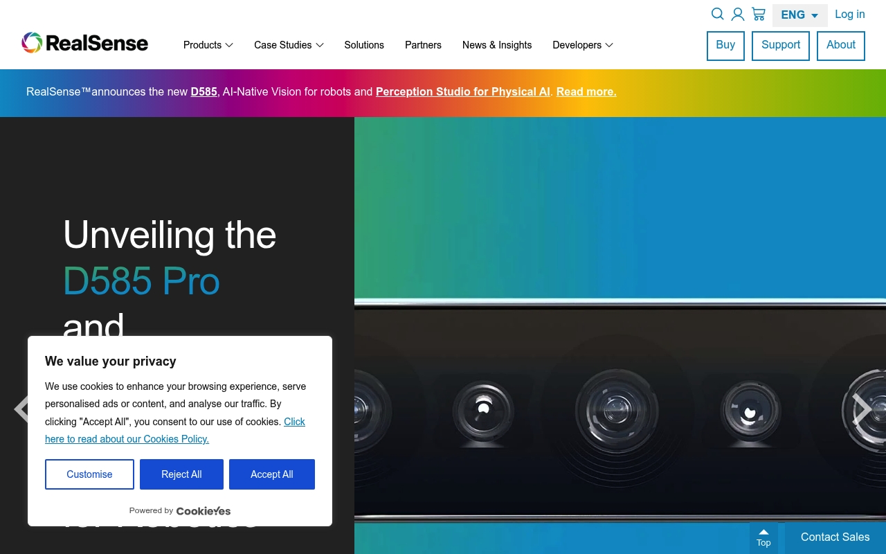 RealSense website