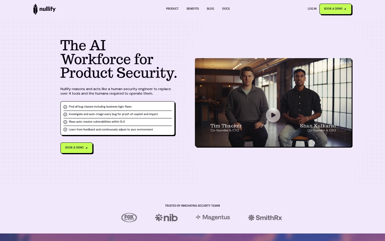 Nullify website