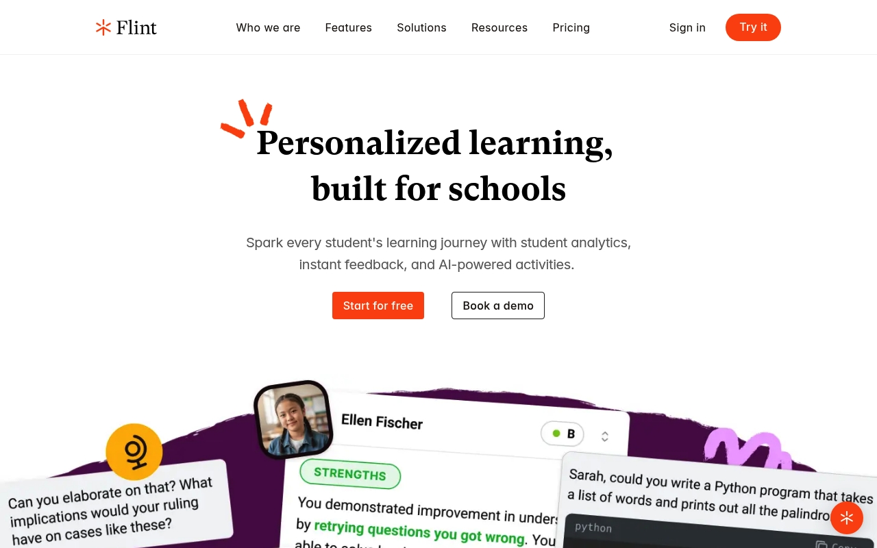Flint website