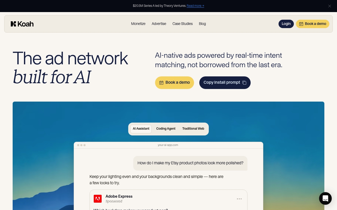 Koah Labs website