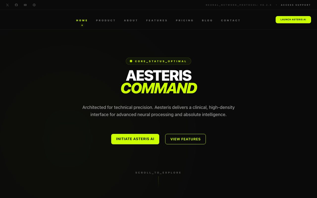 Aesteris website