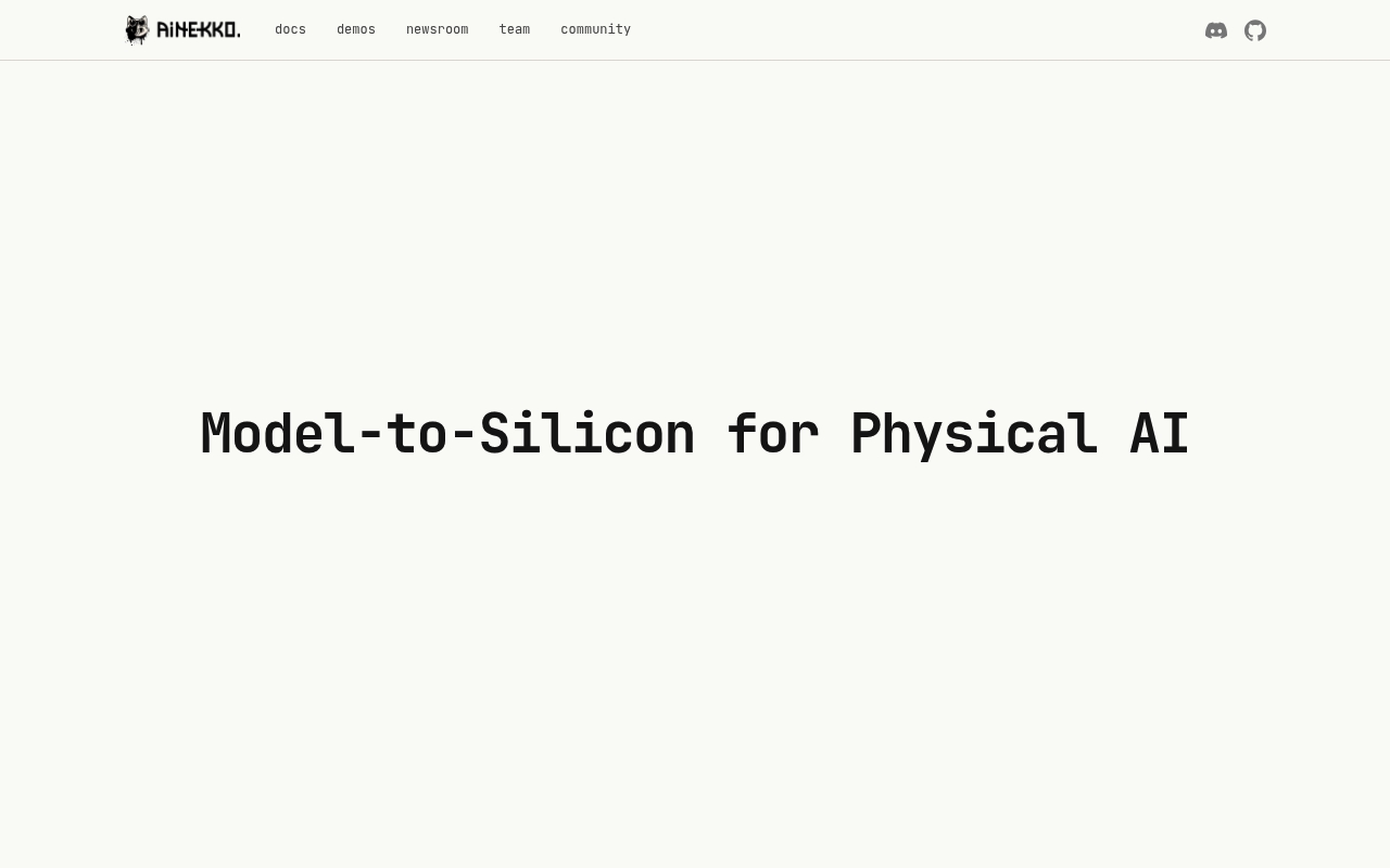Ainekko website