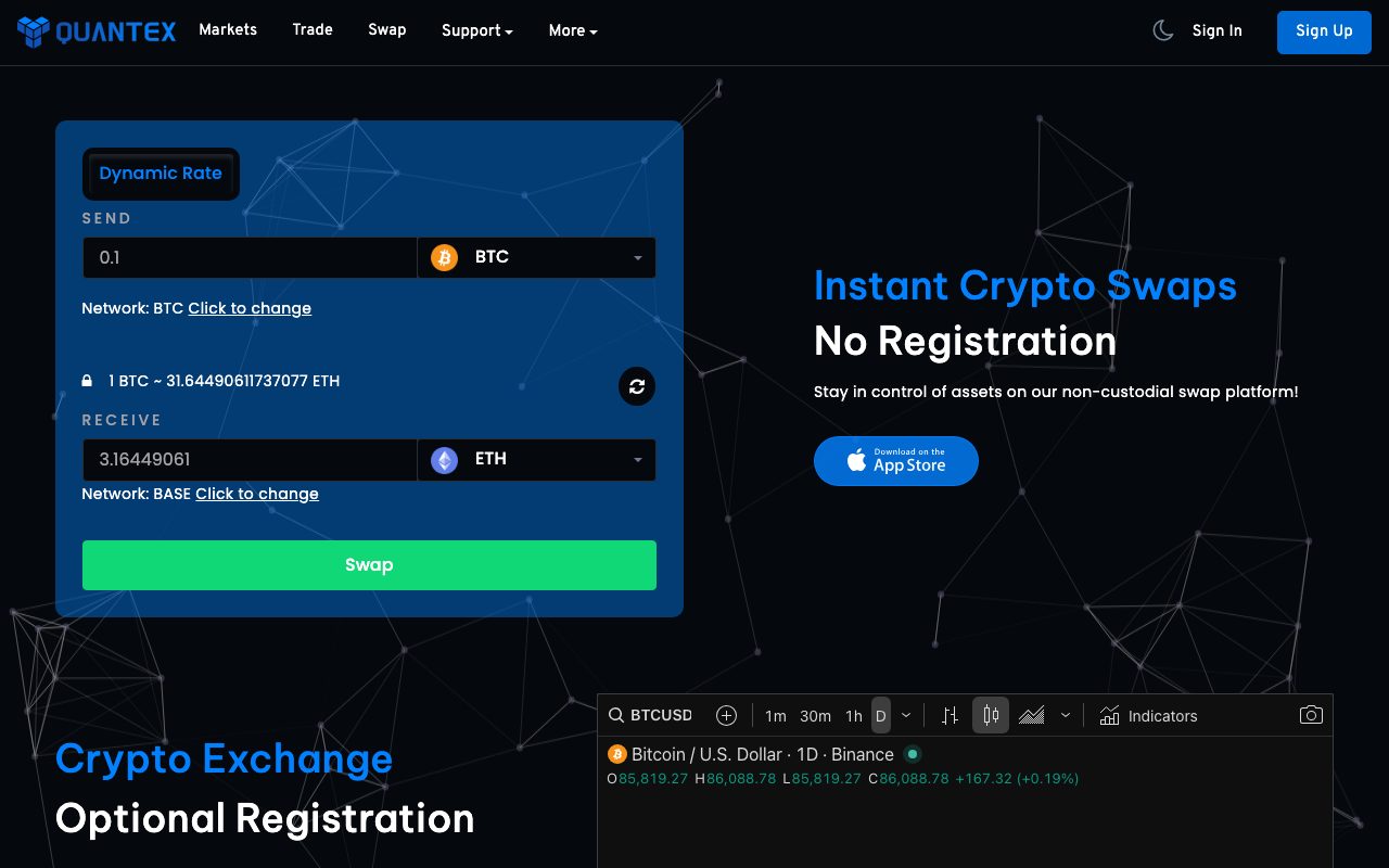 Quantex website