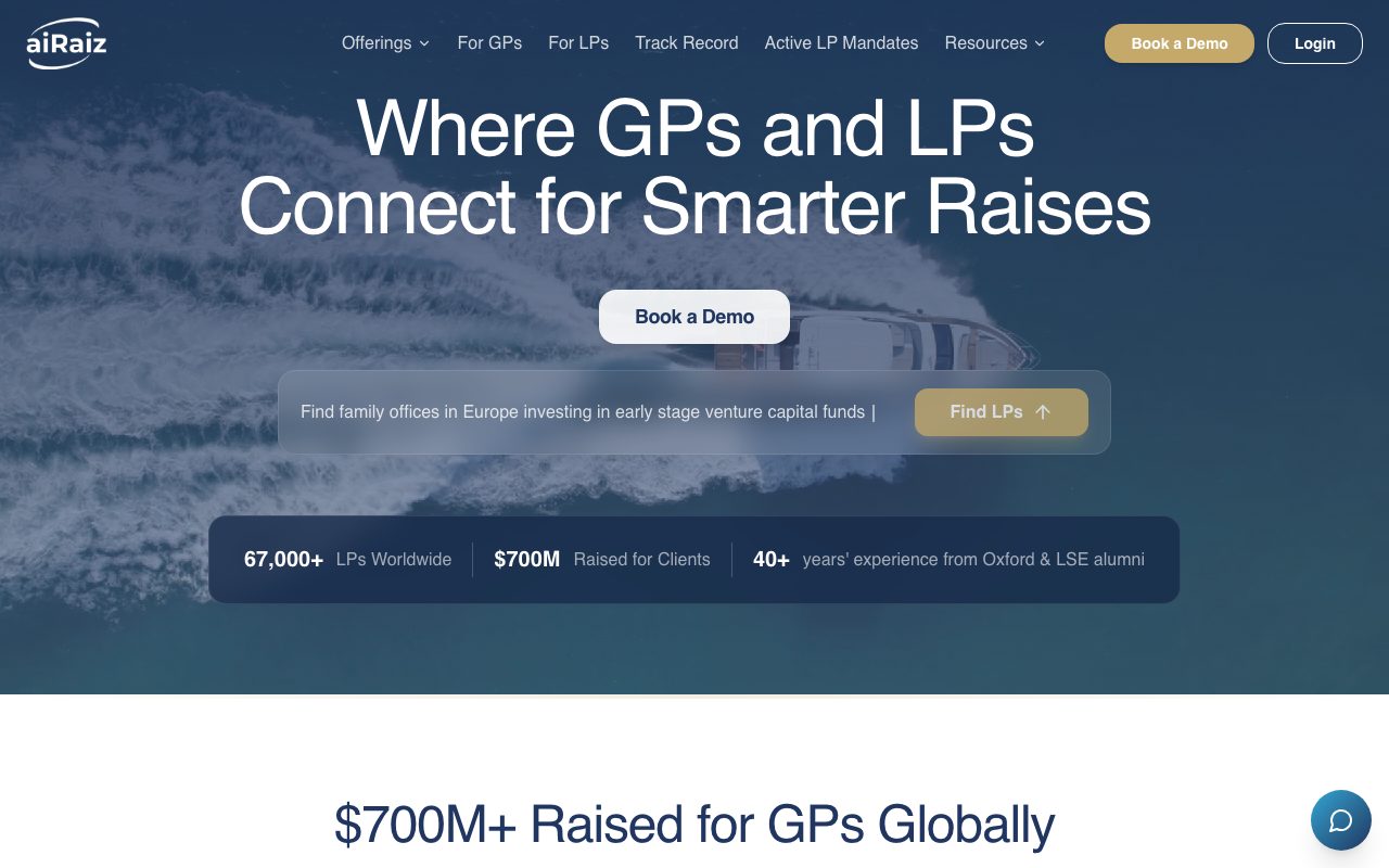 aiRaiz website